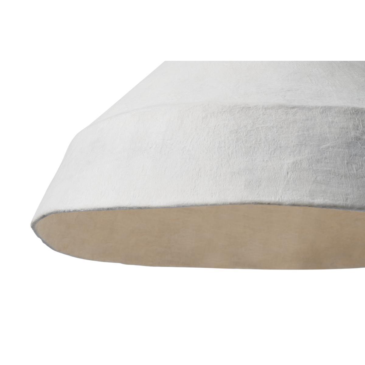 Dahlia Lamp Shade, White Paper Mache – image 6