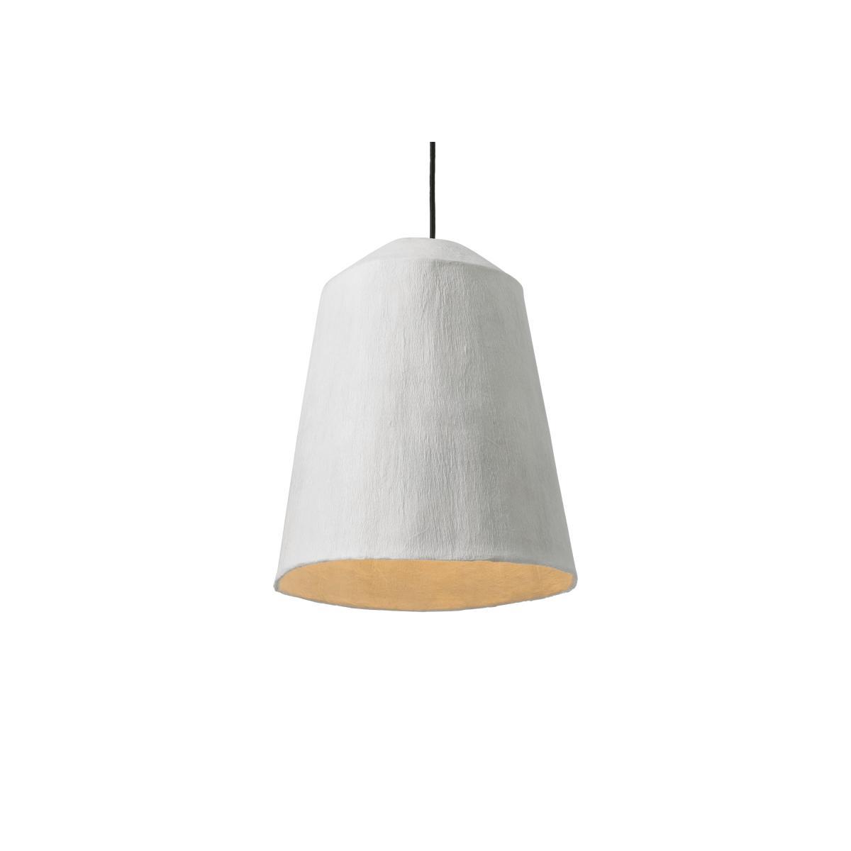 Dahlia Tall Lamp Shade, White Paper Mache – image 2