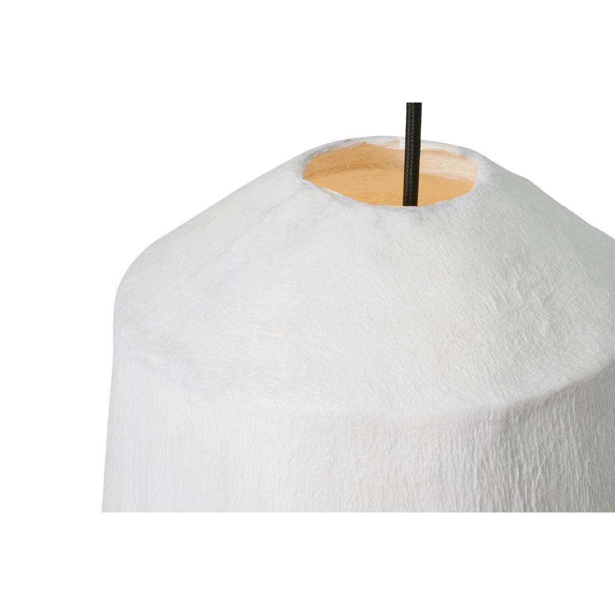 Dahlia Tall Lamp Shade, White Paper Mache – image 5