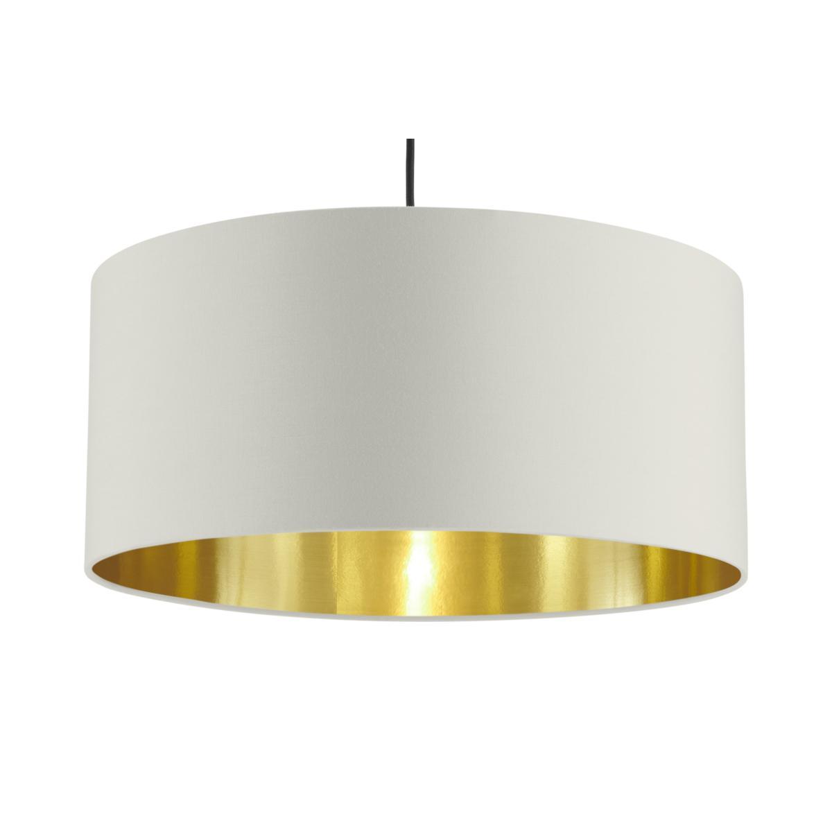 Oro Pendant Shade, Clay White & Brass – image 2