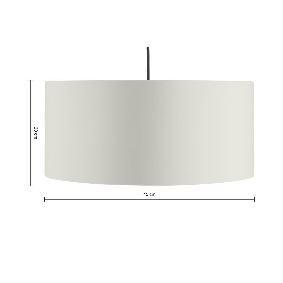 Oro Pendant Shade, Clay White & Brass – image 8