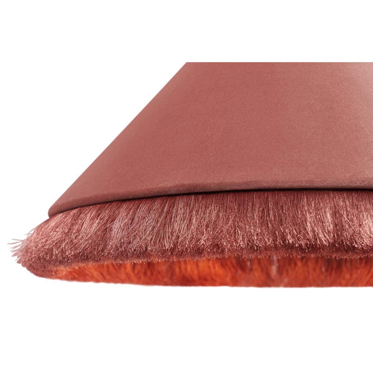 Syed Tasselled Lamp Shade, Dusty Pink Velvet – image 7