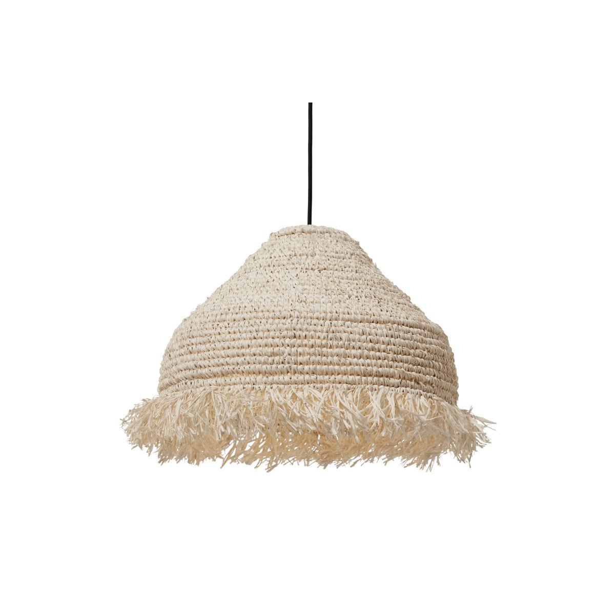 Danae Crocheted Lamp Shade, Natural Palm – image 2