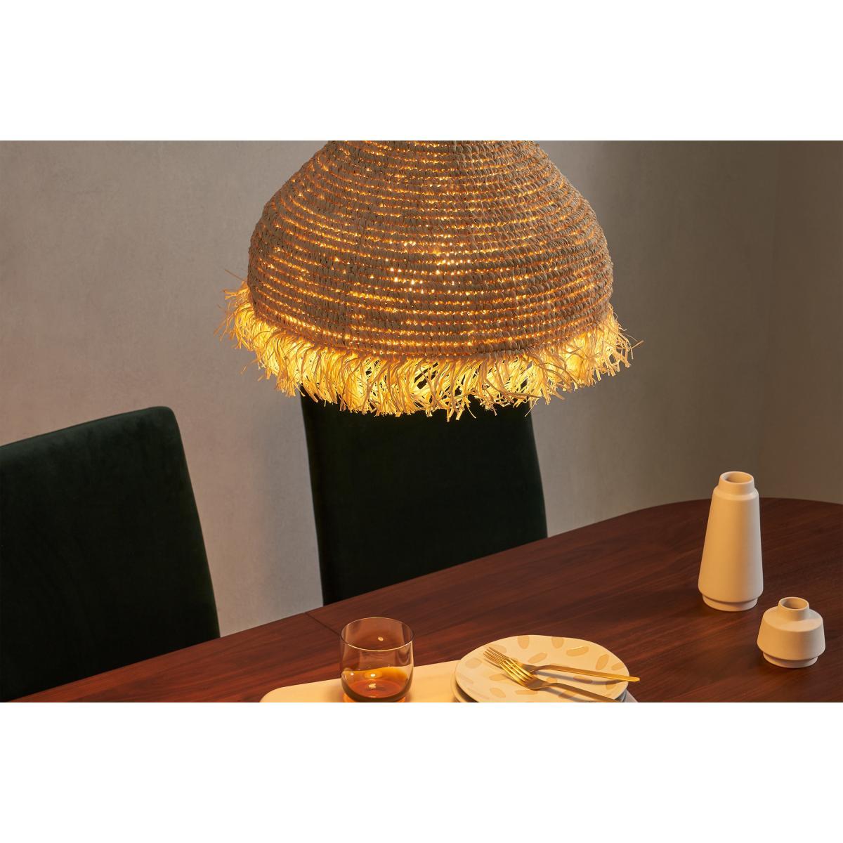 Danae Crocheted Lamp Shade, Natural Palm – image 4