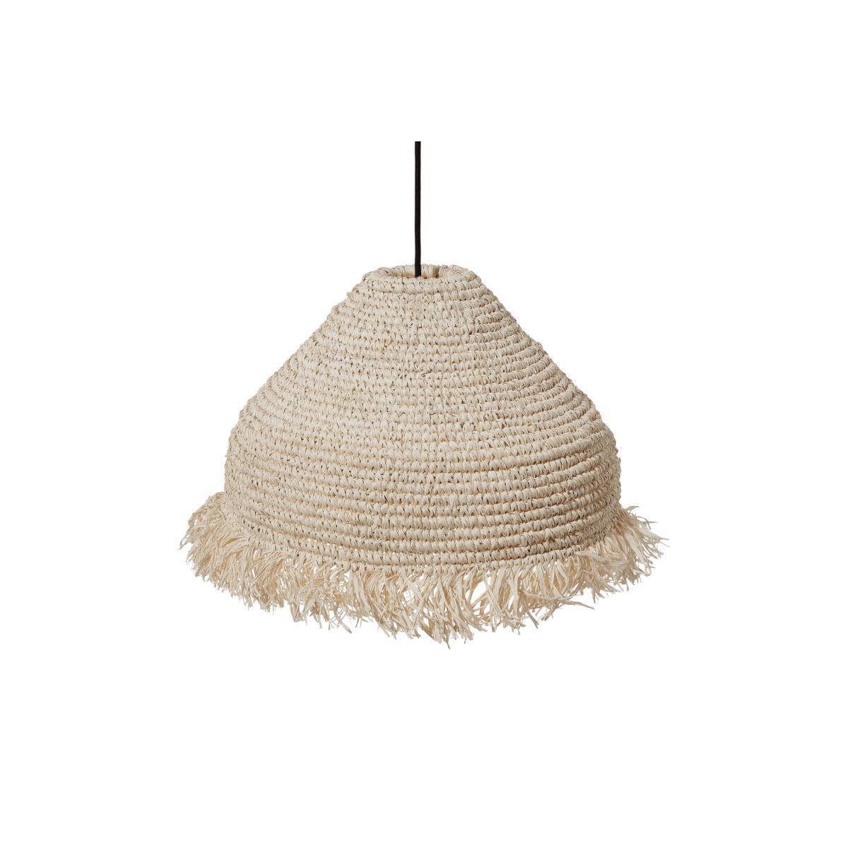 Danae Crocheted Lamp Shade, Natural Palm – image 5