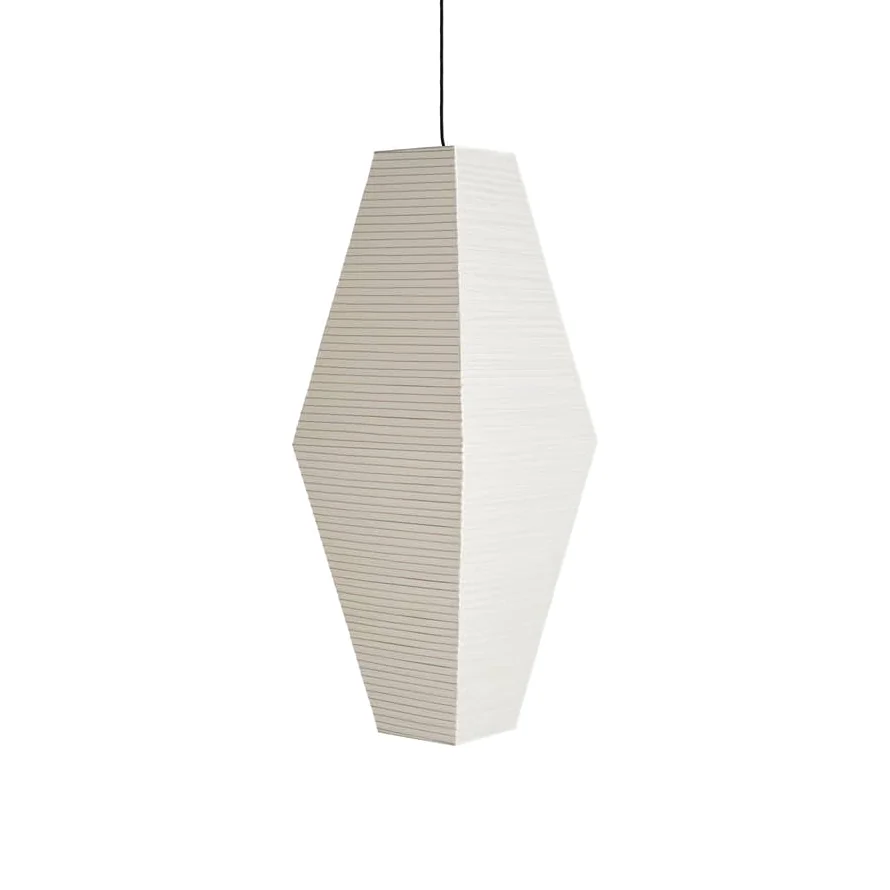 Paper Shade Prism Lampshade paper white / Ø 40 x H 110 cm - Hay – image 1