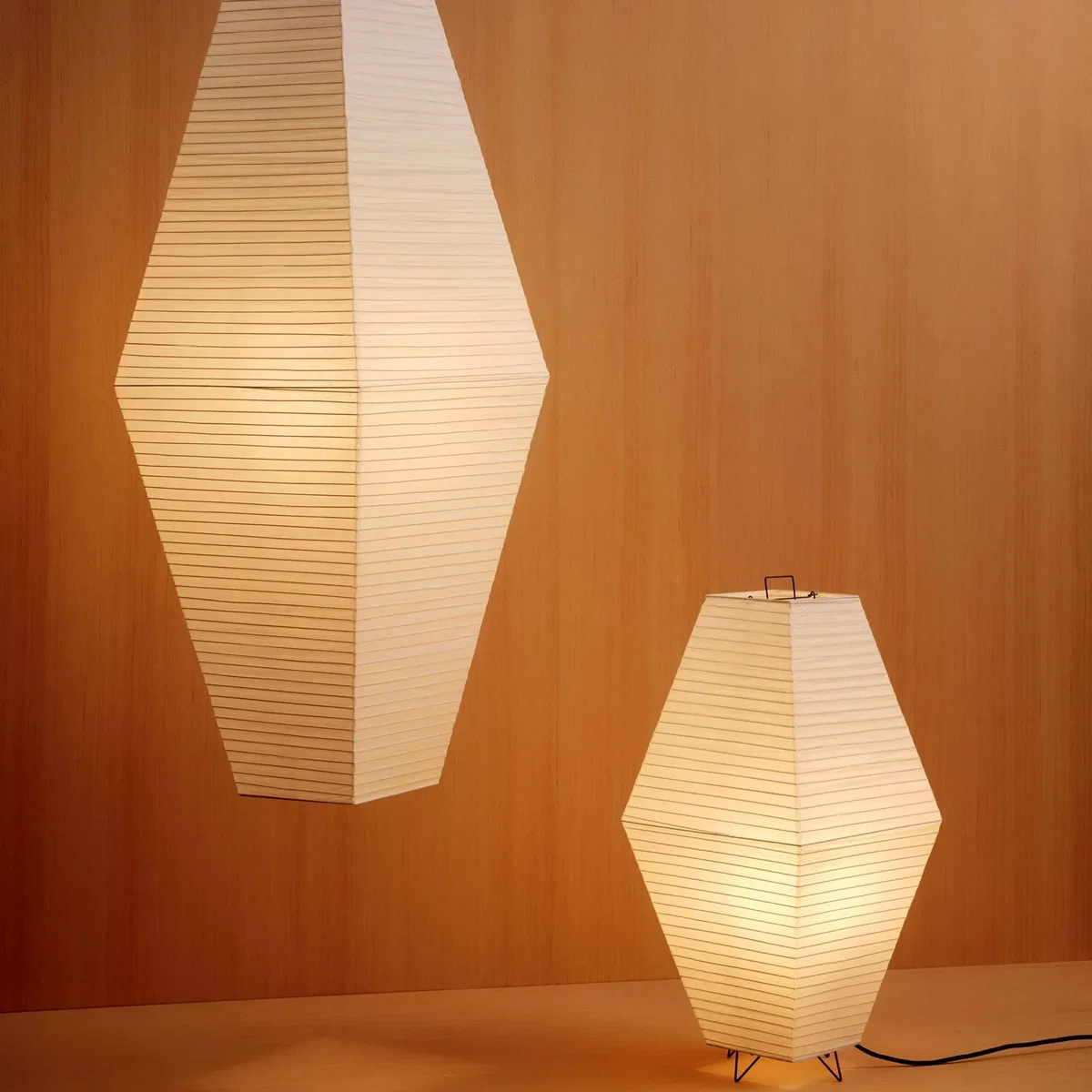 HAY Paper Shade Prism lampshade for floor-table lamp Classic white 30x66 cm – image 4