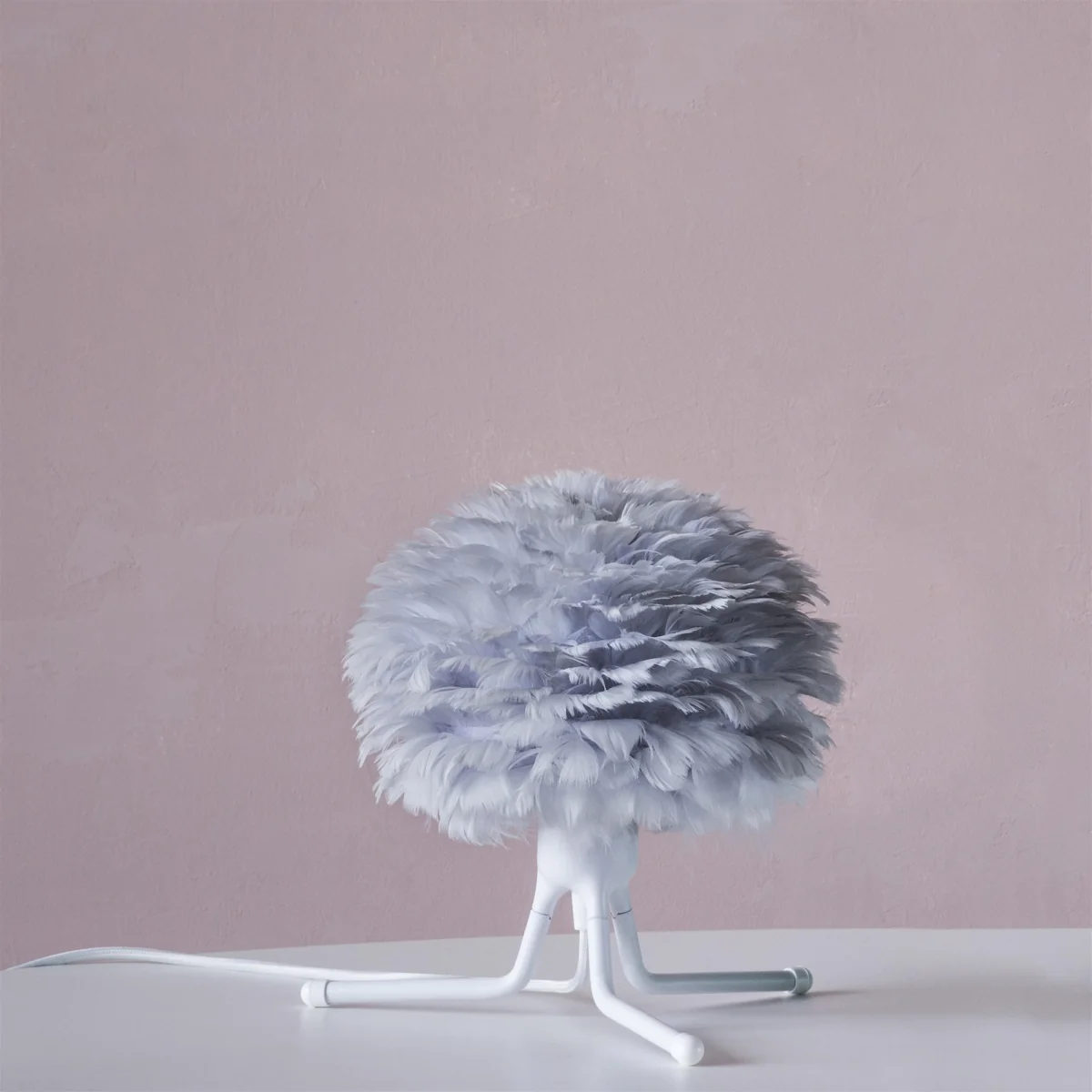 Eos lamp shade grey micro Ø 22 cm – image 3