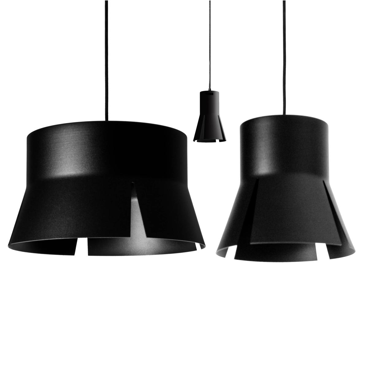 Split black pendant small – image 3