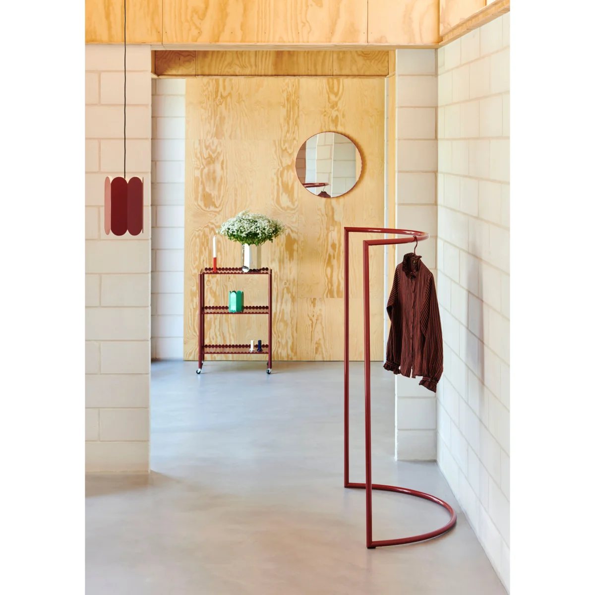 Arcs Shade lamp shade Auburn red – image 5