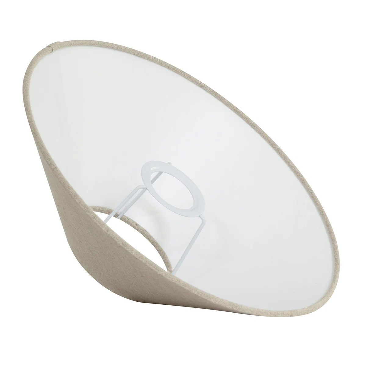 Watt & Veke Basic flat lamp shade Ø36 cm Natural – image 2