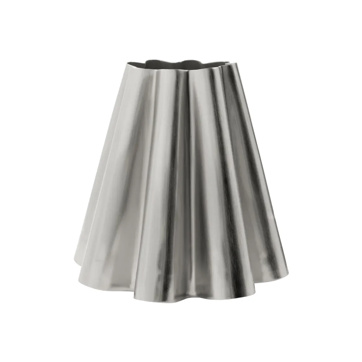 House Doctor Flola lampshade Brushed silver colour Ø16x16 cm – image 1