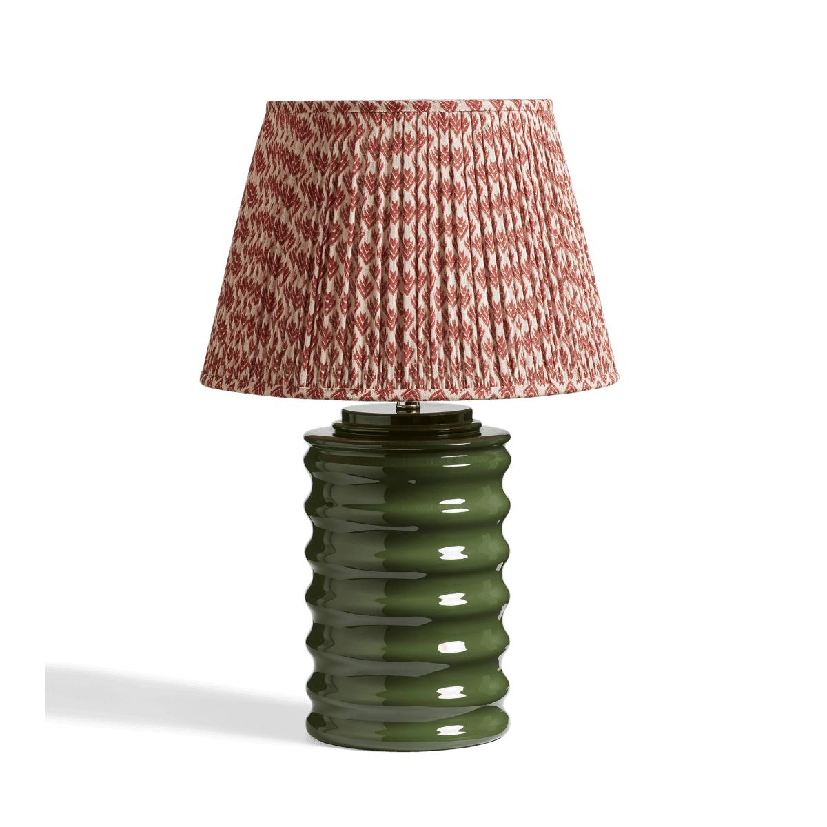 OKA, Hirkani Lampshade 45cm - Blood Orange, Lampshades, Linen, Small Print – image 4