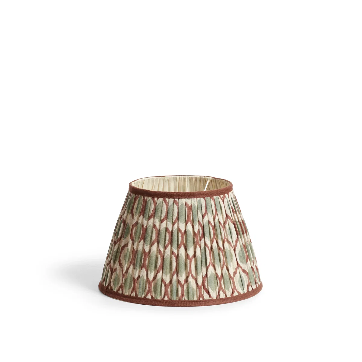 OKA, Chadhana Lampshade 35cm - Warm Red & Dark Seafoam, Lampshade – image 2