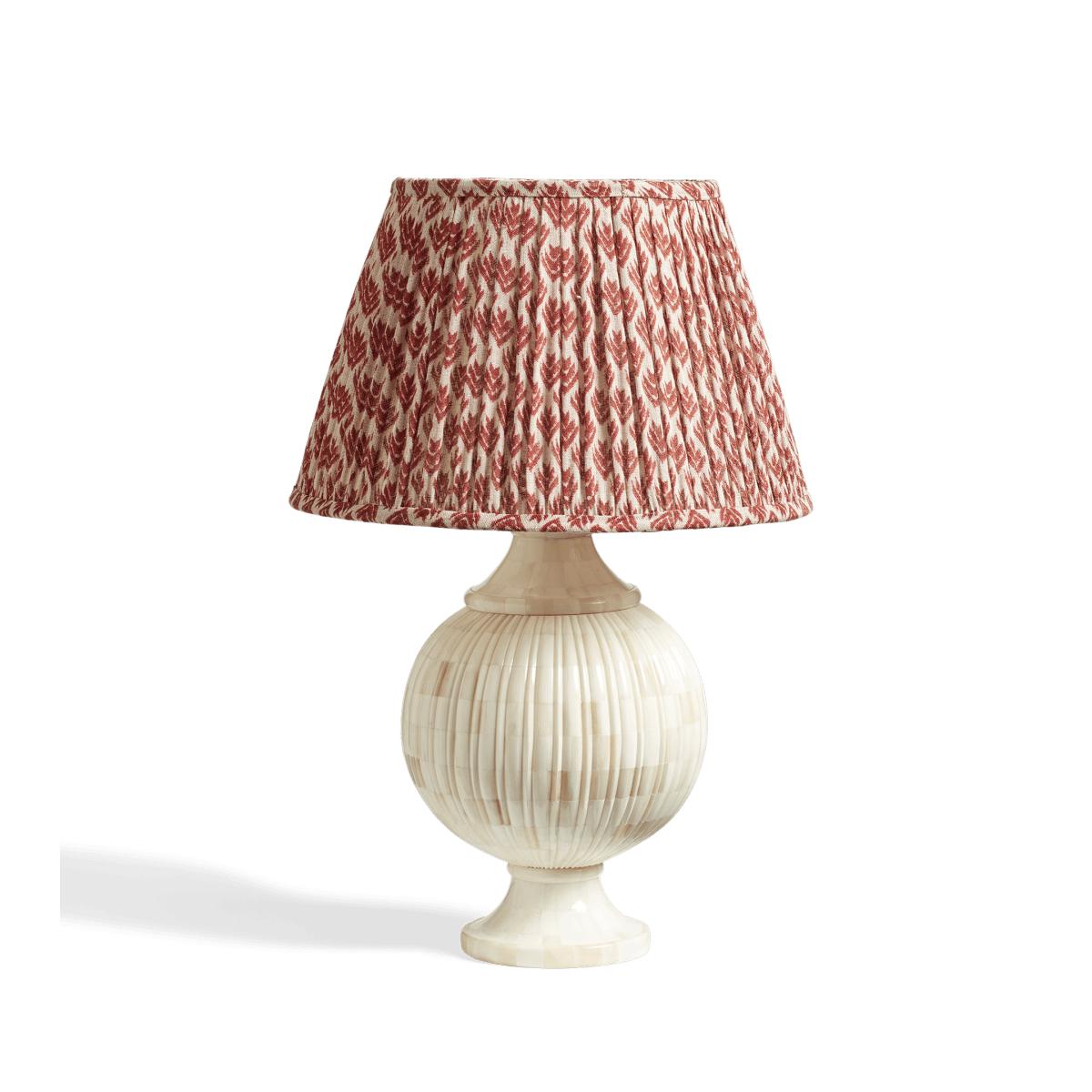 OKA, Hirkani Lampshade 35cm - Blood Orange, Lampshades, Linen, Small Print – image 4
