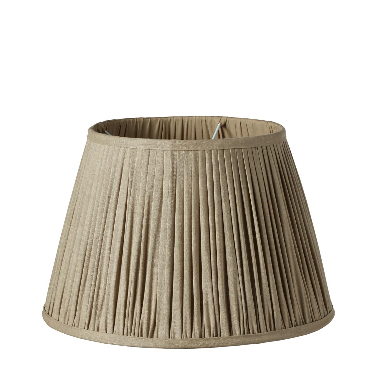 40cm Pleated Linen Lampshade – image 2
