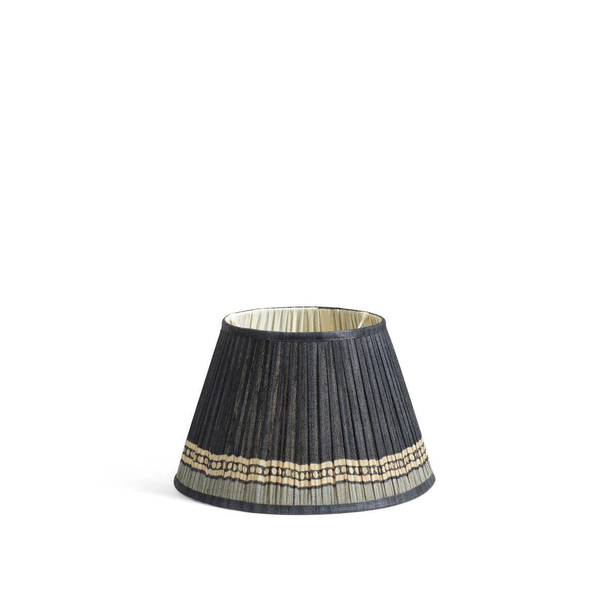 OKA, Longshan Silk Pleated Lampshade 35cm - Indigo, Lampshade – image 2