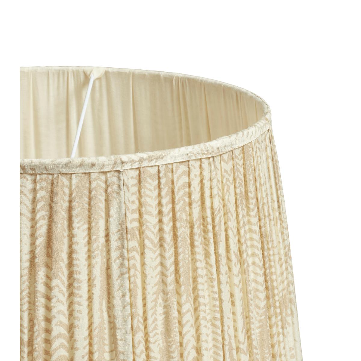 OKA, Elemeri Pleated Silk Lampshade 45cm - Natural, Lampshades, Polyester/Silk – image 2