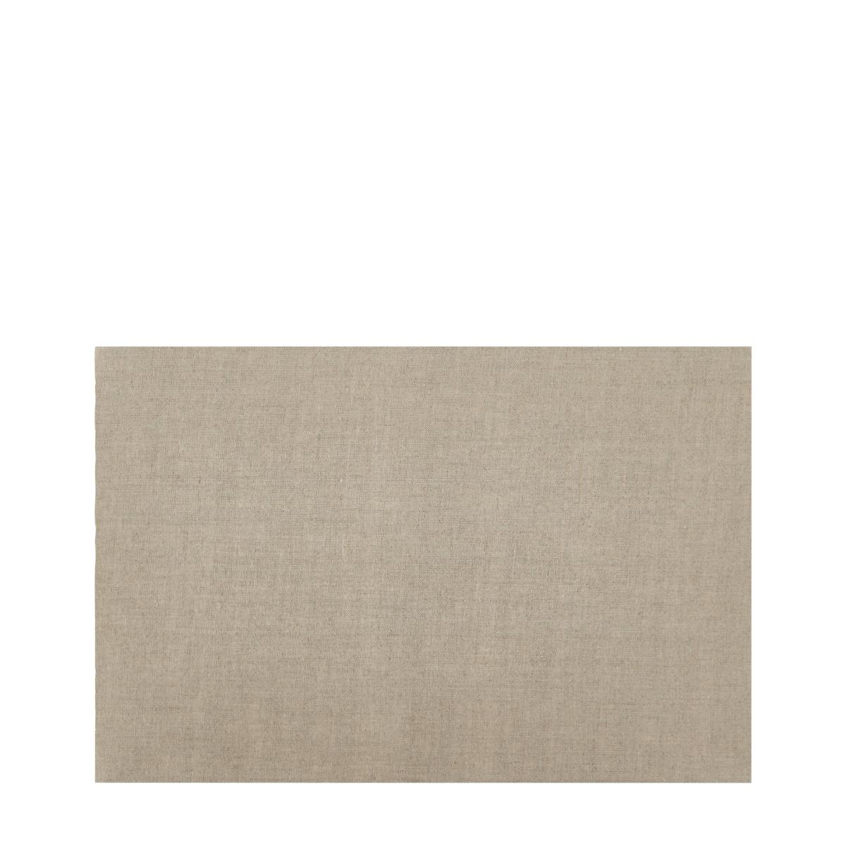 50cm Narrow Rectangular Linen Lampshade - Natural – image 2