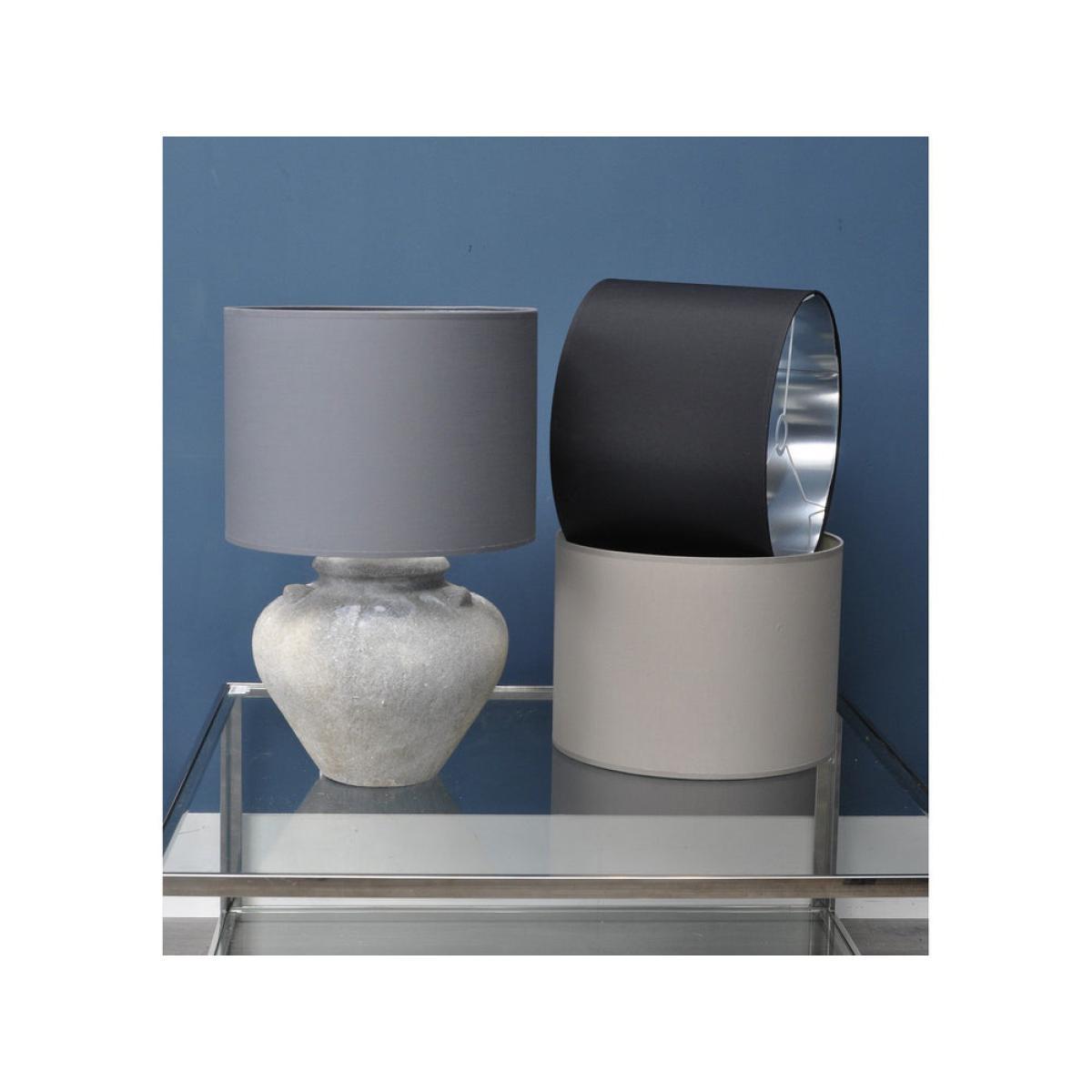 Libra Lined Drum 16" Lampshade Grey and Silver – image 5