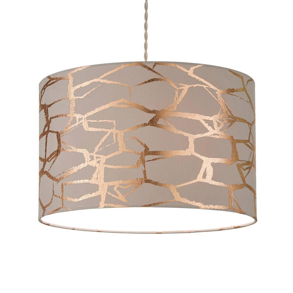 Keira Pendant Shade Grey Rose Gold – image 2