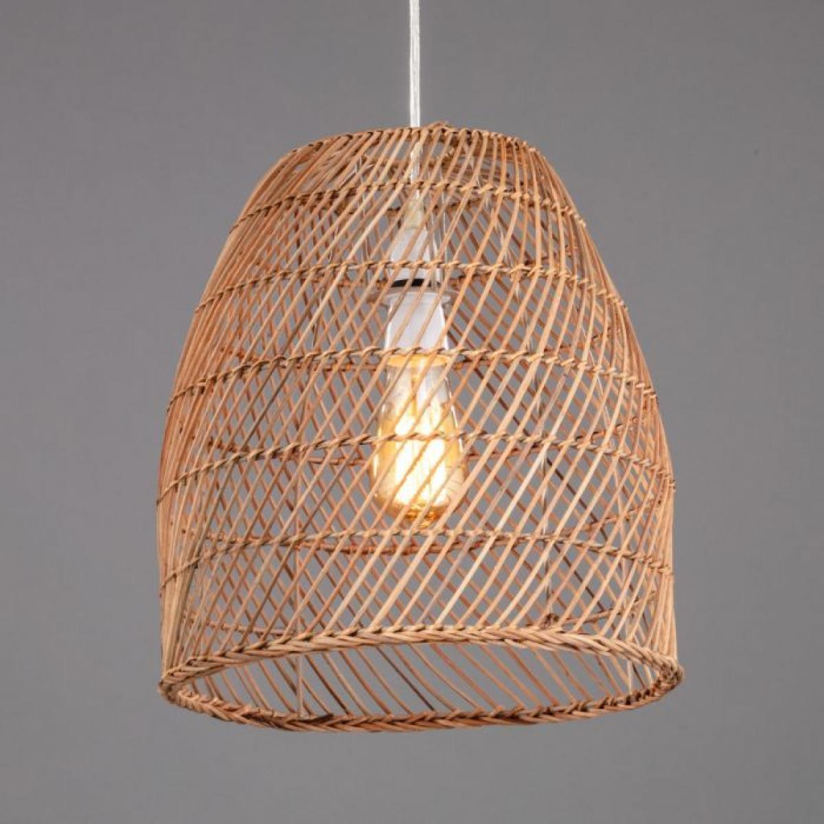 BHS Rattan Tall Dome Easyfit Shade Natural 30cm – image 2
