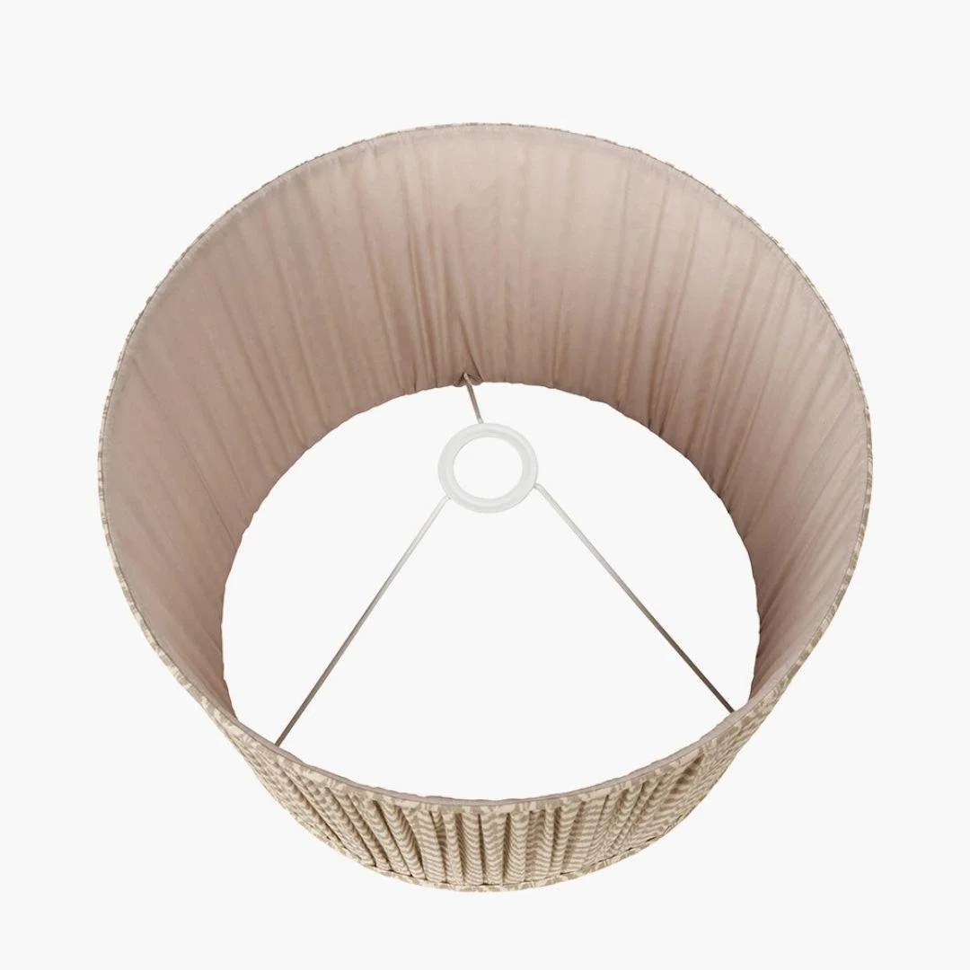 Vienna 30cm Taupe Chevron Pleated Shade – image 4