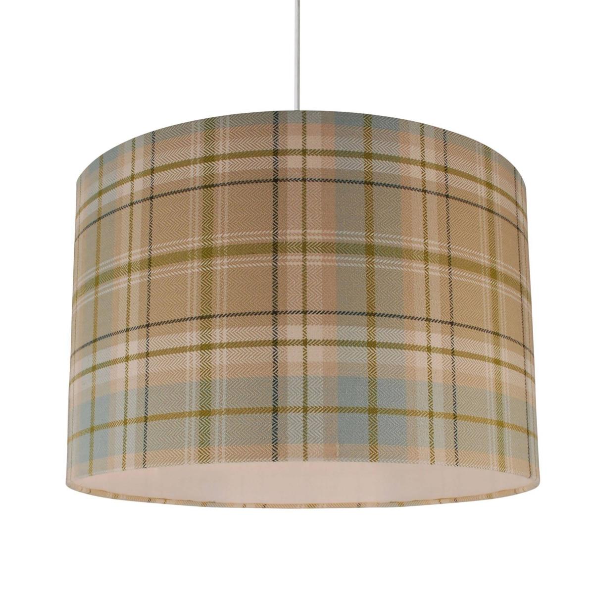 Berridale Duck Egg Woven Check 16" Light Shade – image 2