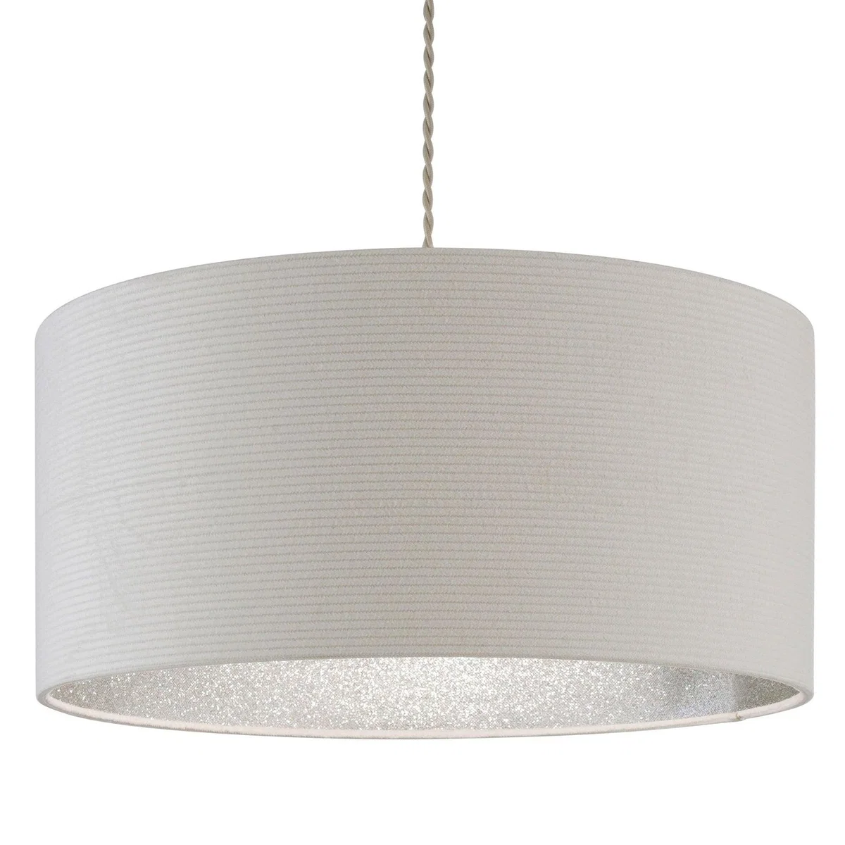 Dazzle Silver Easy-Fit Pendant Shade – image 2