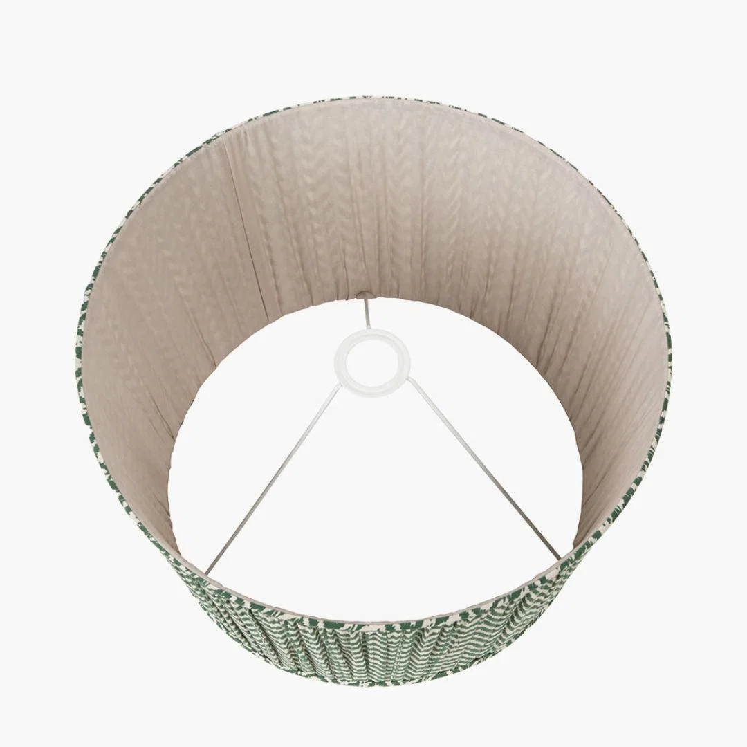 Vienna 40cm Green & White Chevron Shade – image 4