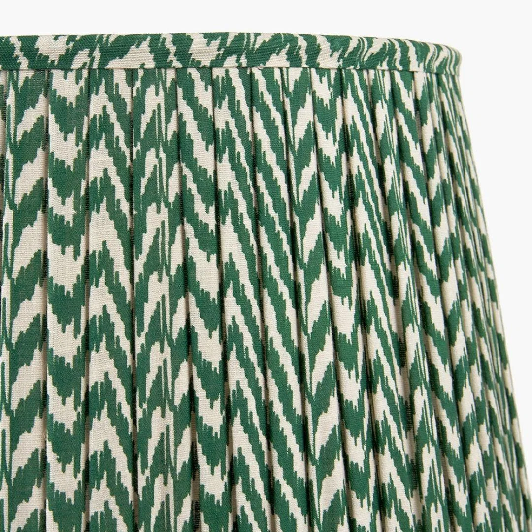Vienna 40cm Green & White Chevron Shade – image 5