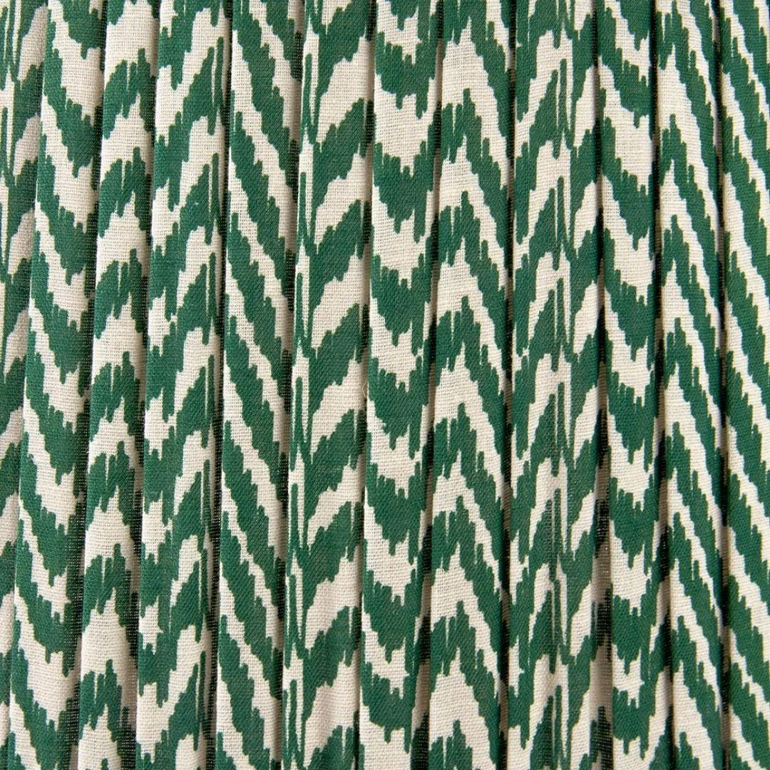 Vienna 40cm Green & White Chevron Shade – image 6