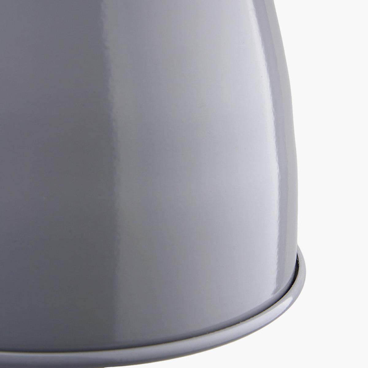 Piccolo Grey Dome Pendant Shade – image 3