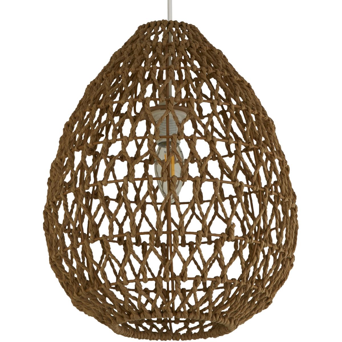 Natural paper string lights  - Brown – image 2