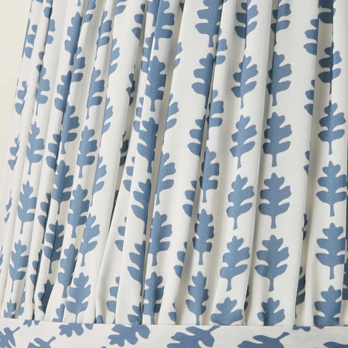 ValueLights Grange Small Floral Pleated Lamp Shade - Blue / Plastic – image 5
