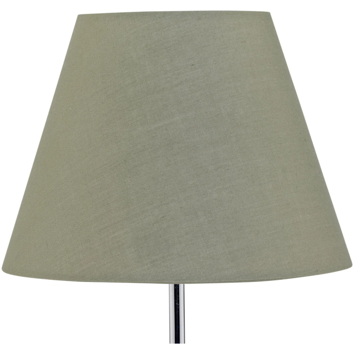 Set Of 2 Sage Green Cotton 20cm Diameter Tapered Fabric Lamp Shades - Green – image 3