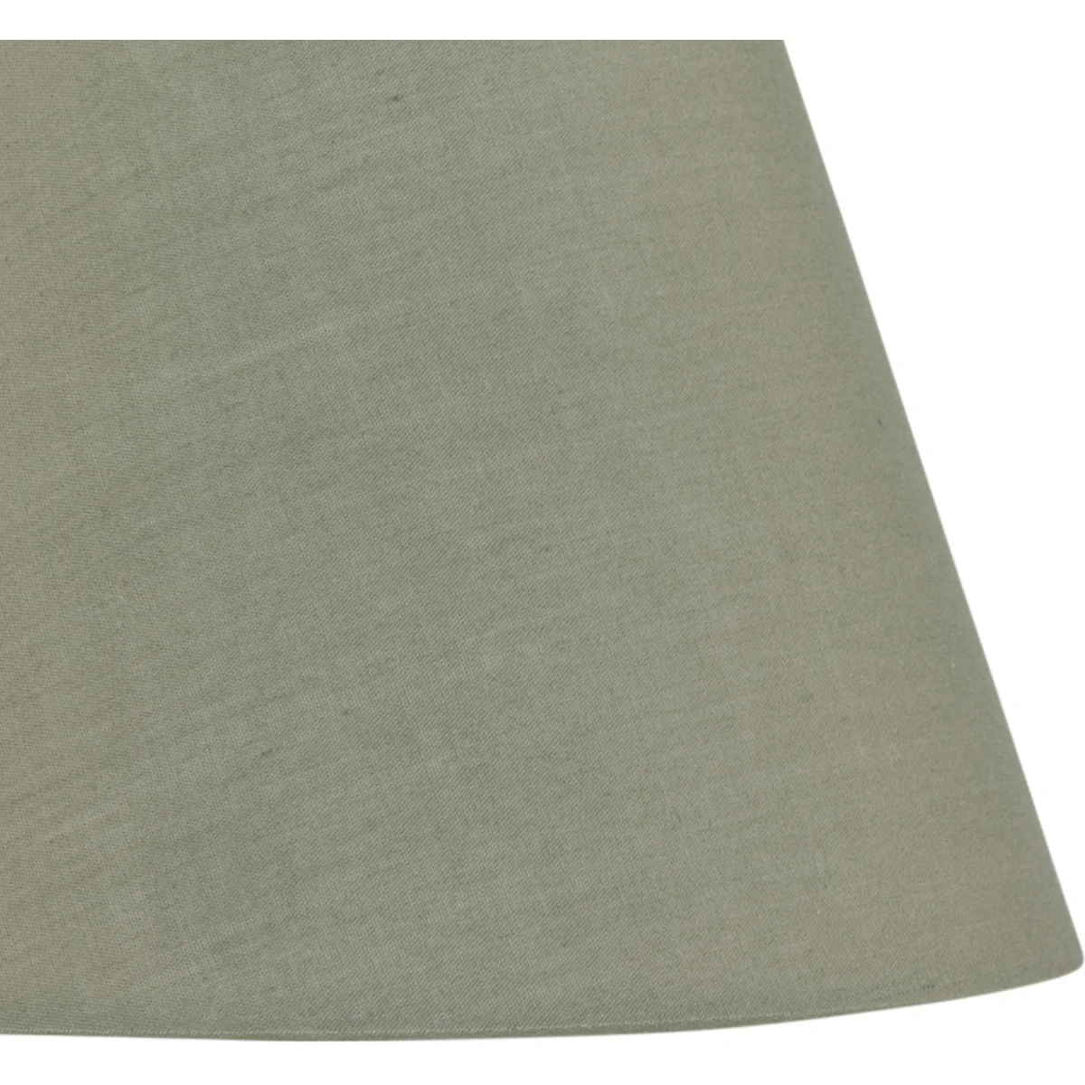 Set Of 2 Sage Green Cotton 20cm Diameter Tapered Fabric Lamp Shades - Green – image 4