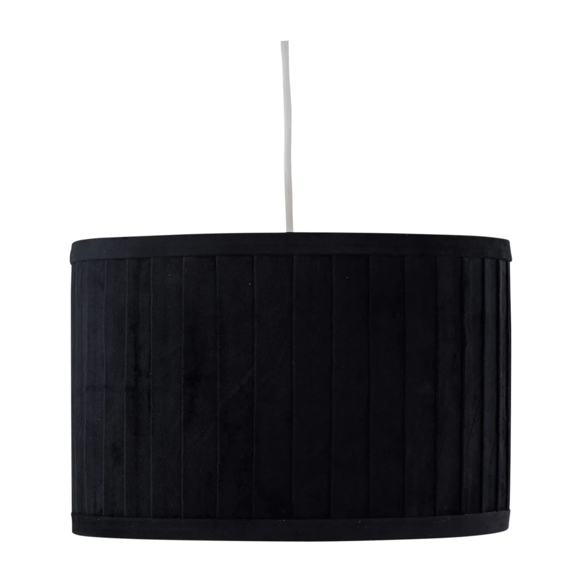 Sundance Easy Fit Fabric Pendant Shade - Black Velvet With Gold Cardboard Inner Detail – image 6