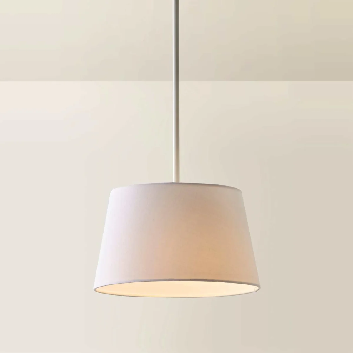 Aspen Small Tapered Ceiling Lamp Shade - White – image 4
