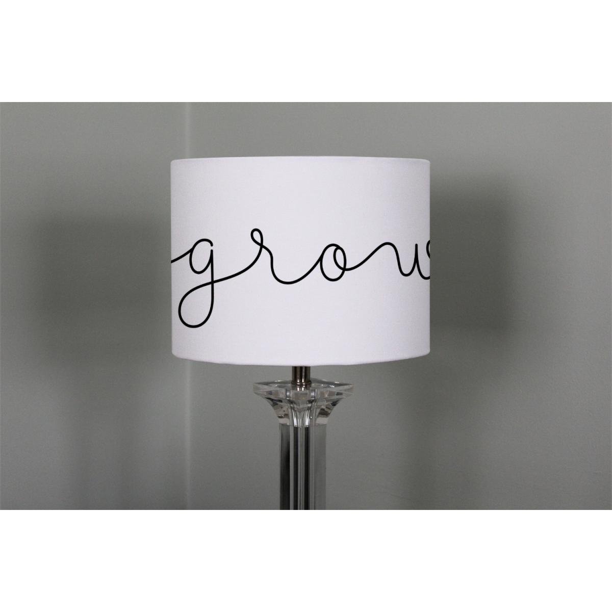 Text Glow Designer Lamp  Ceiling Stylish Shade - White / 25cm – image 3