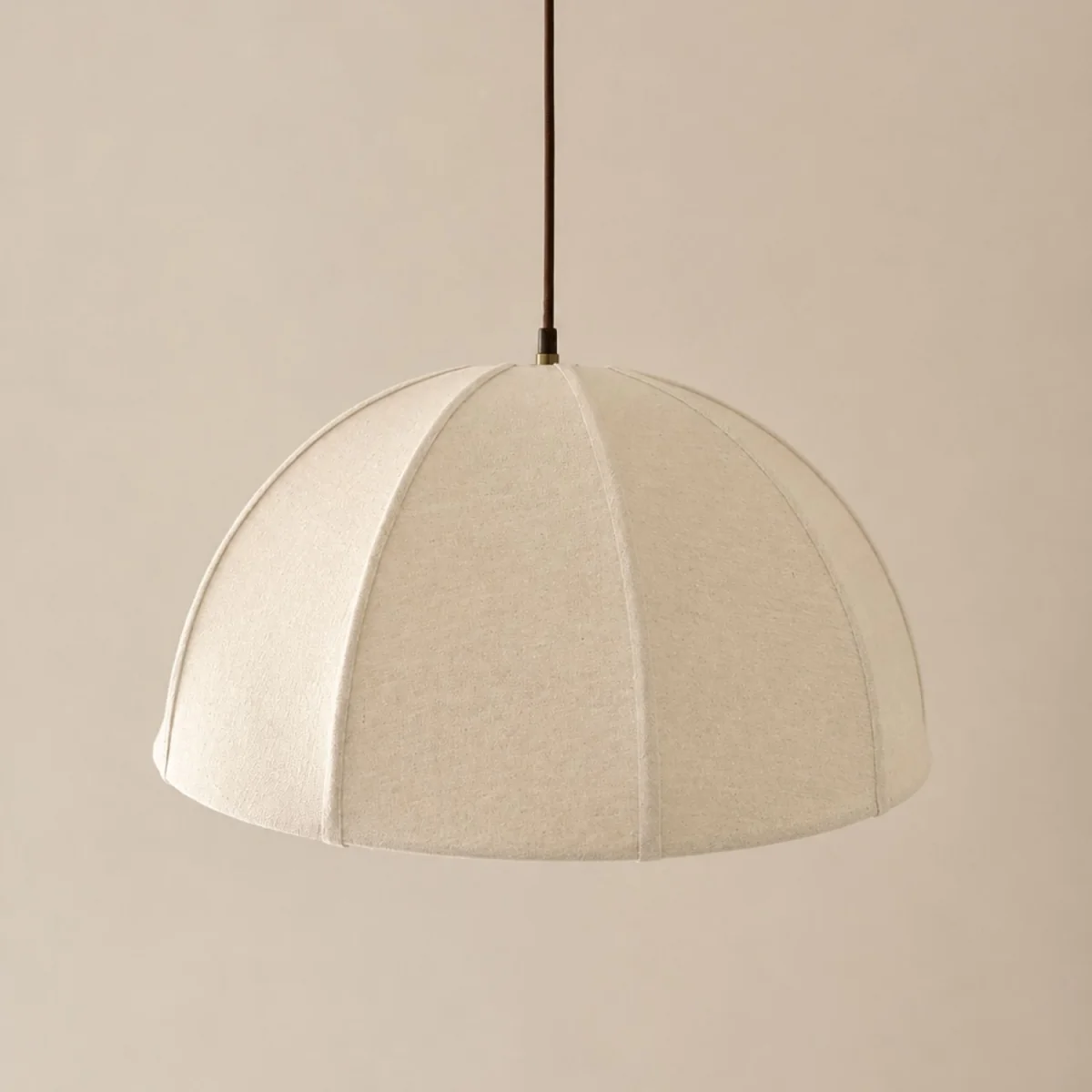 CGC Alessia Oatmeal Linen 50cm Dome Lampshade Handmade Easy-Fit - Oatmeal – image 2