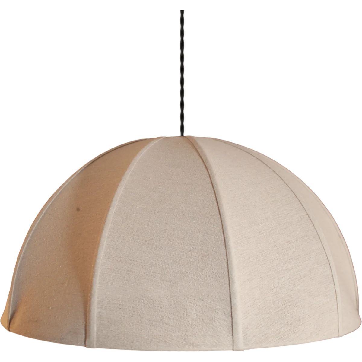 CGC Alessia Oatmeal Linen 50cm Dome Lampshade Handmade Easy-Fit - Oatmeal – image 4