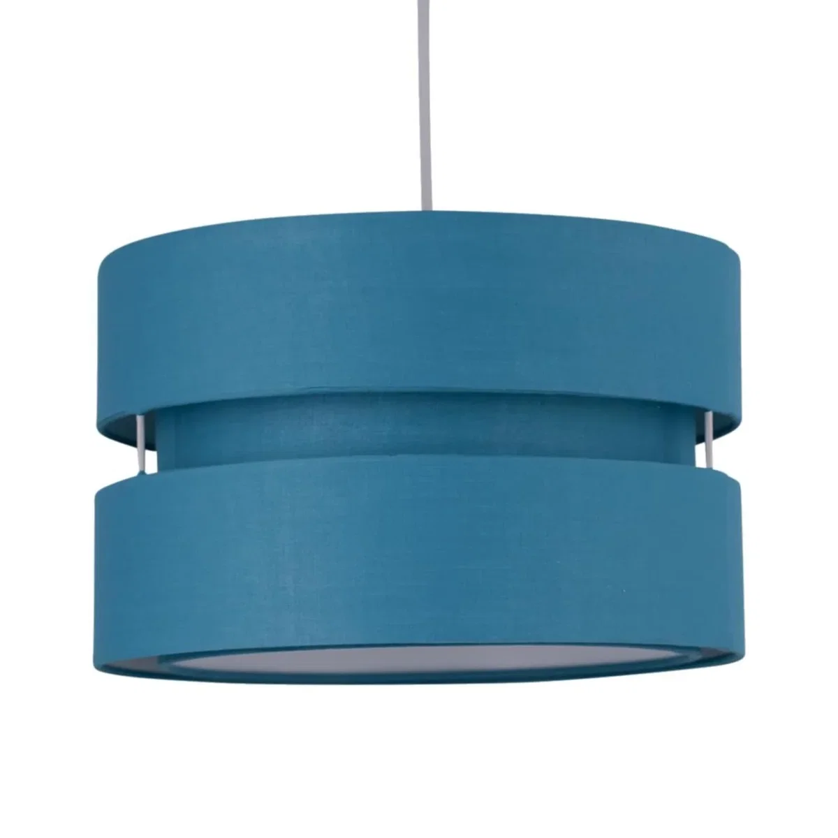 Pair Of Teal Layered Easy Fit Light Shades - Teal – image 2