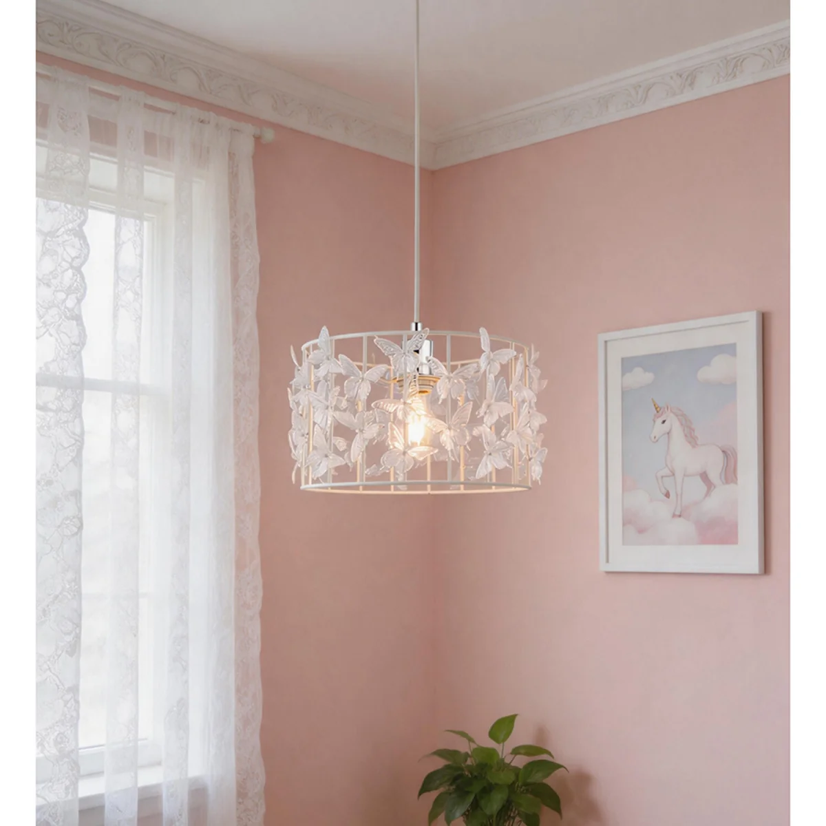 Zoe Butterfly Shade - White – image 7