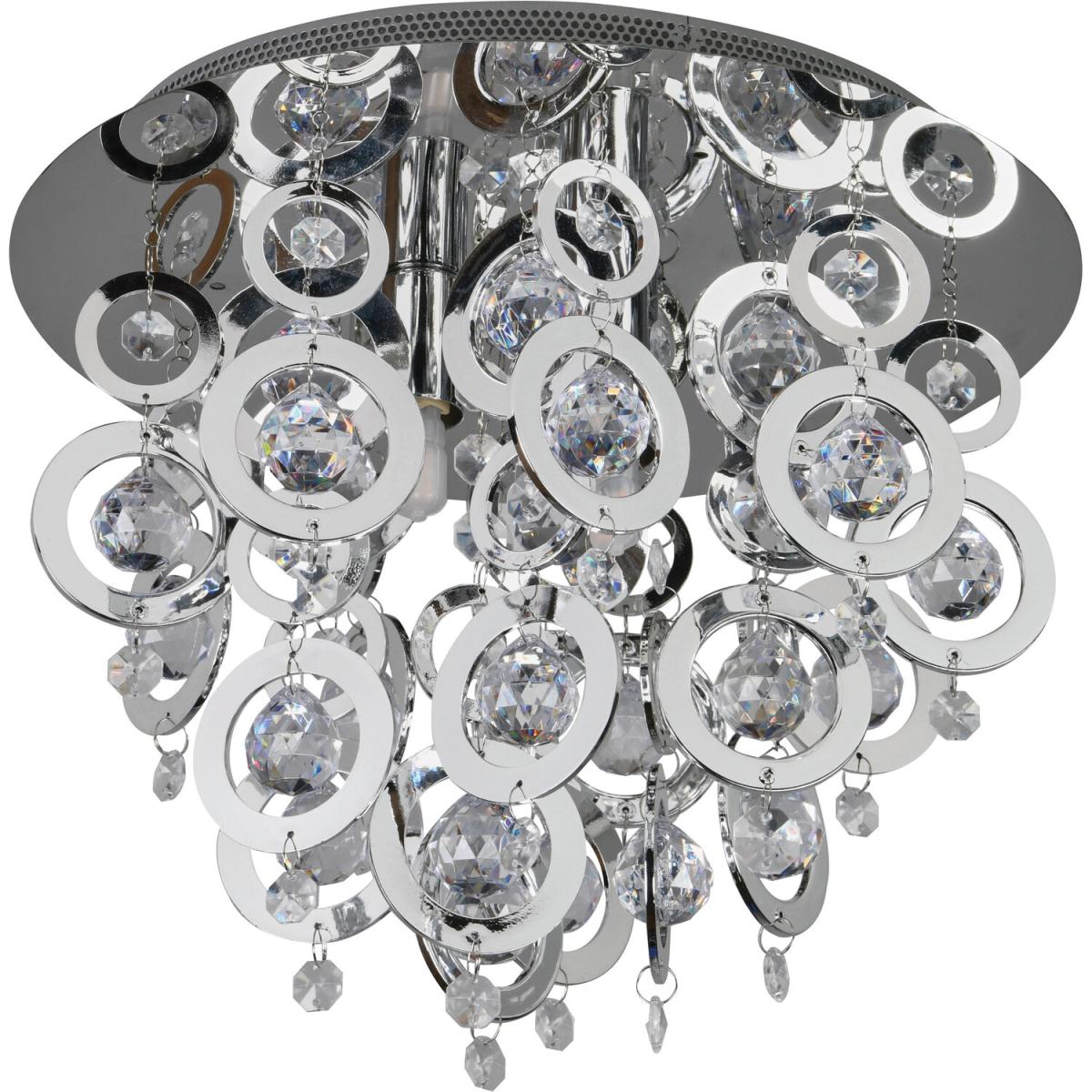 3 Light Ciana Chrome Flush Fitting – image 2