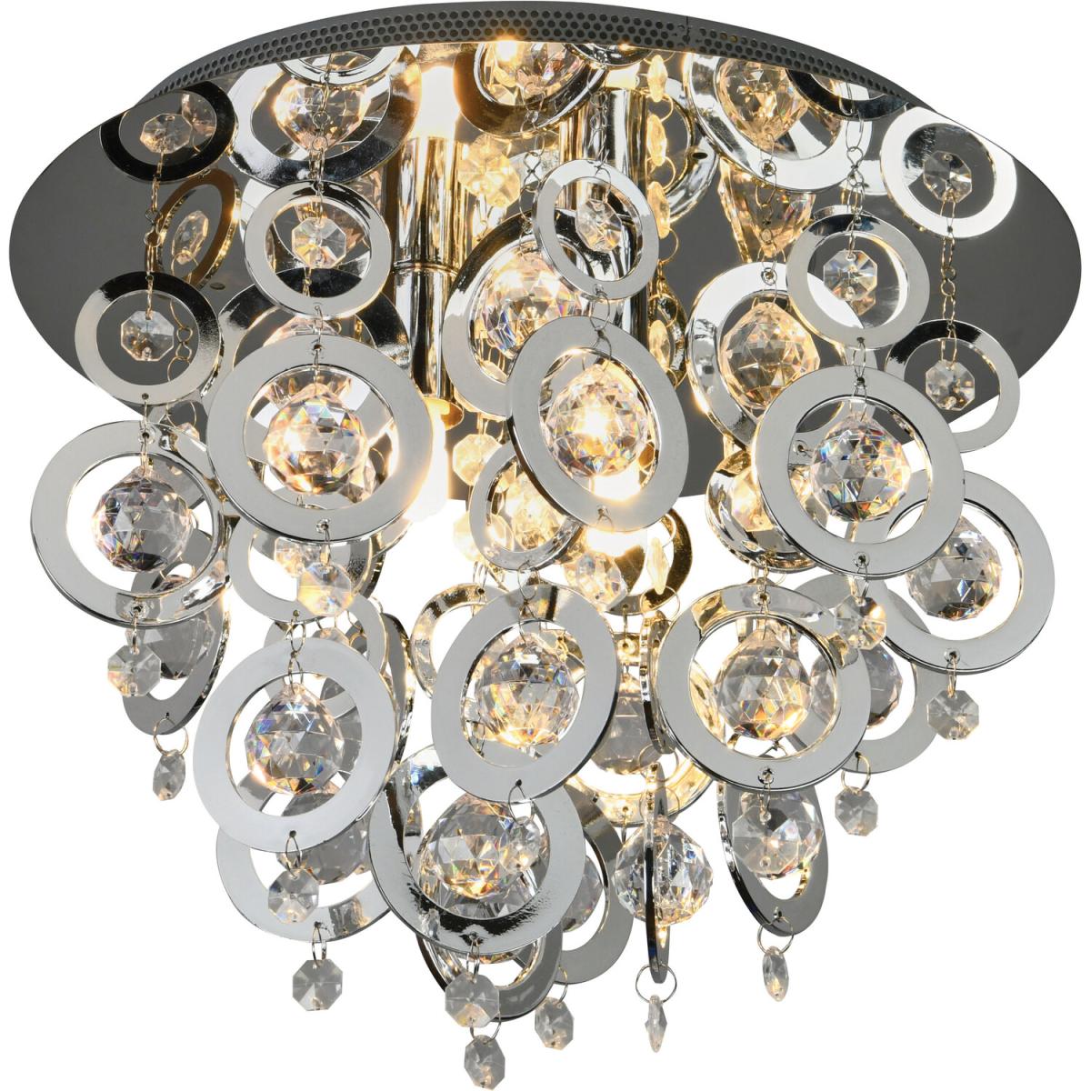 3 Light Ciana Chrome Flush Fitting – image 3