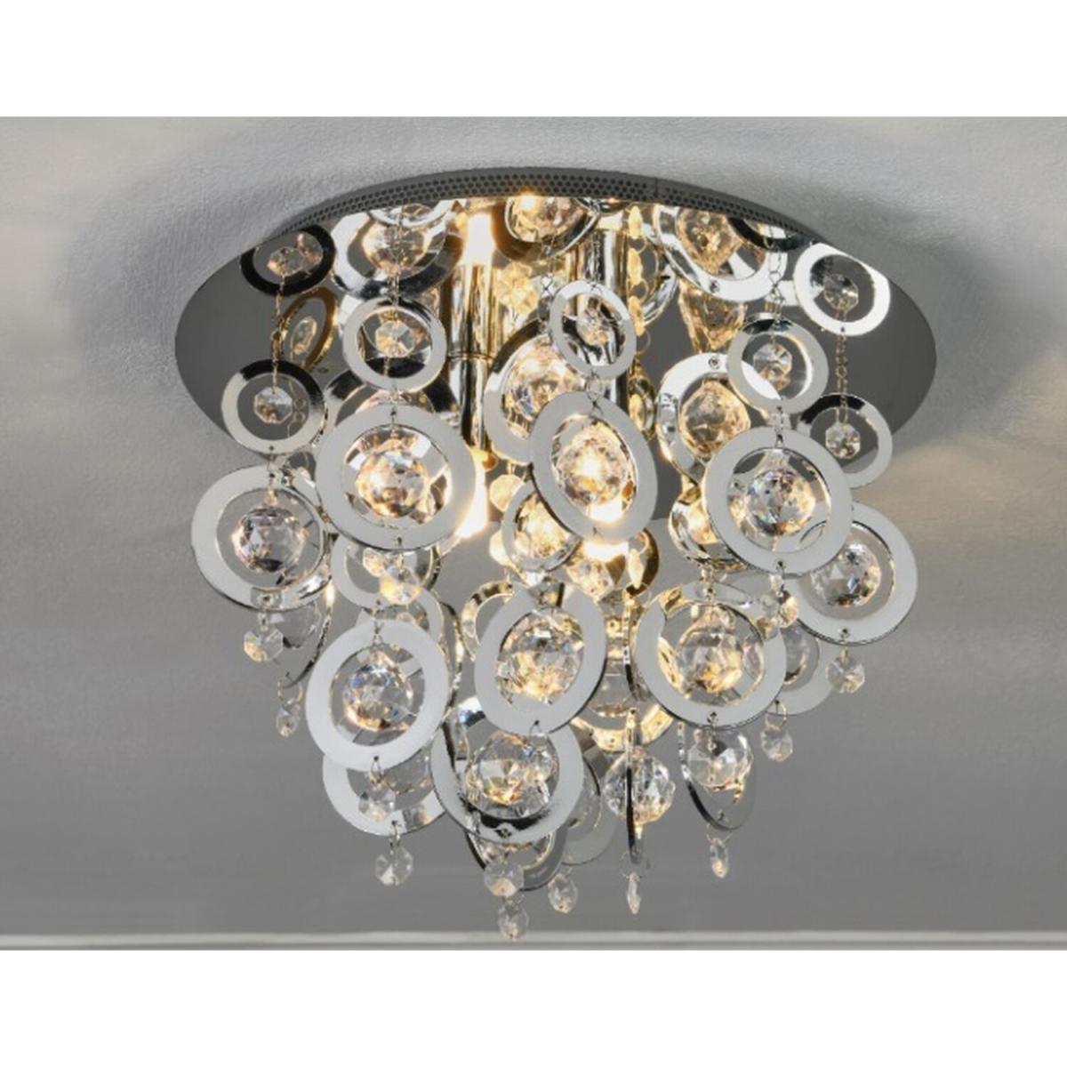 3 Light Ciana Chrome Flush Fitting – image 5