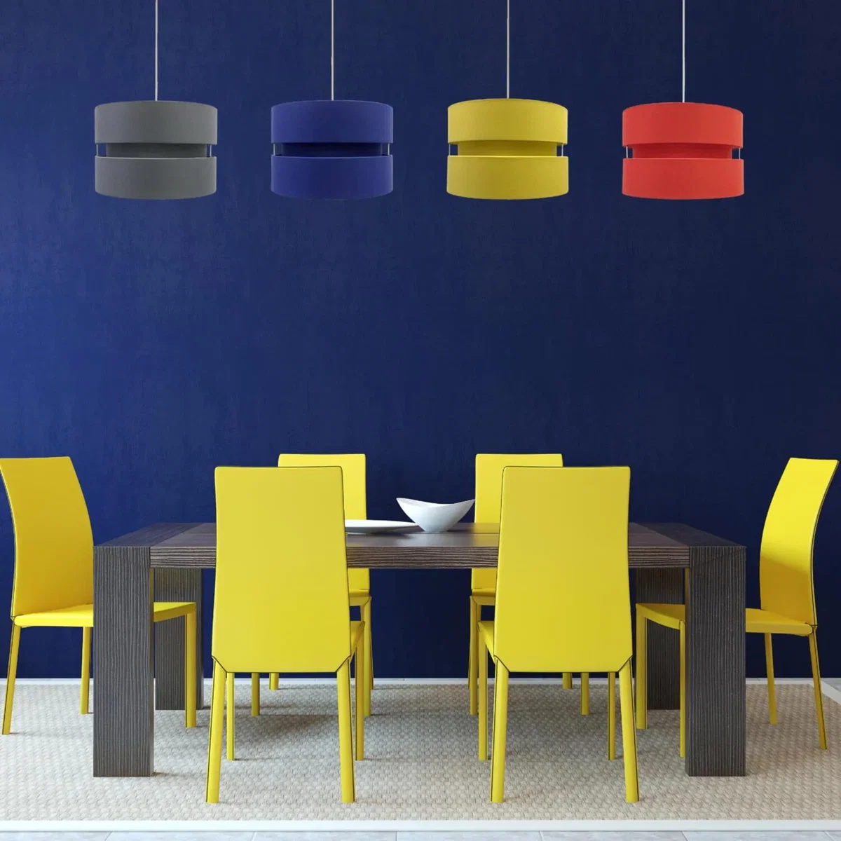 Ochre Layered Easy Fit Drum Light Shade - Ochre – image 2
