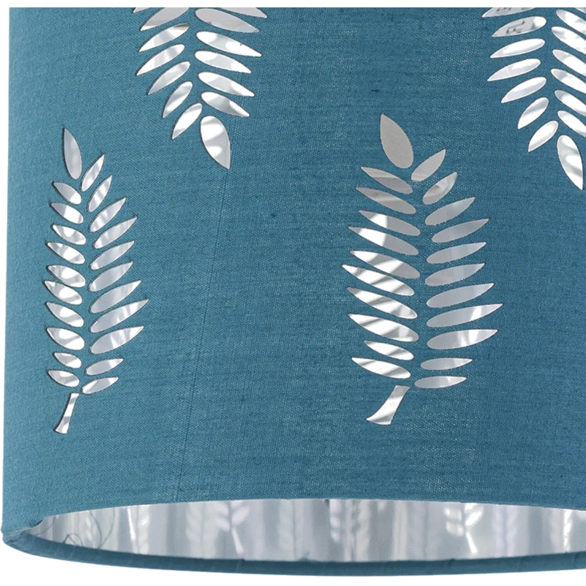 Set Of 2 Fern Teal Cut Out 15.5cm Table Lamp Shades - Teal – image 3