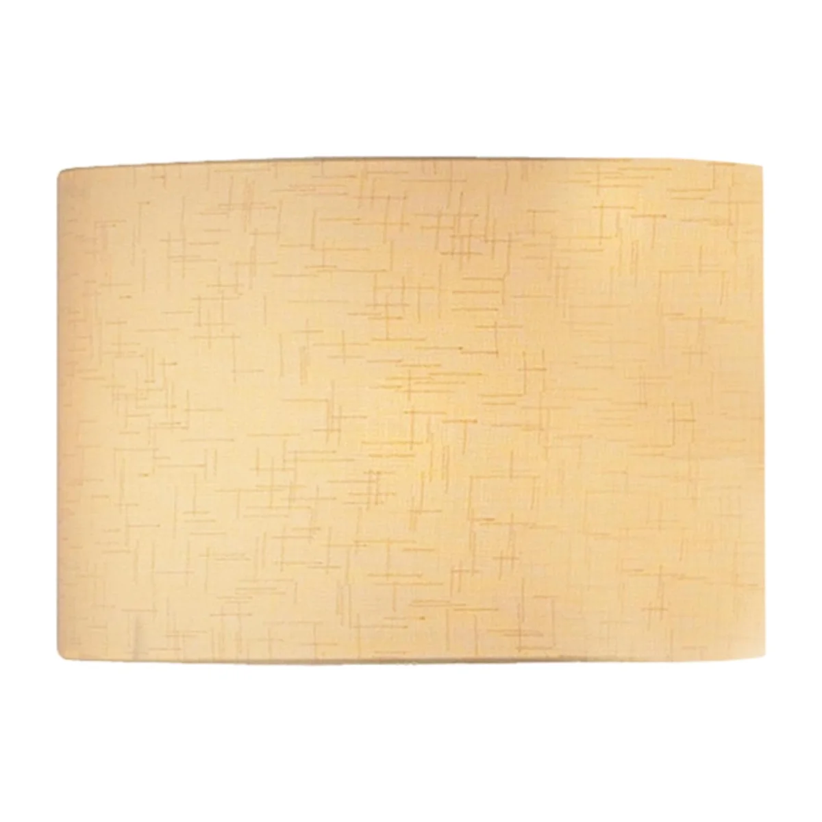 Avenue Cream Linen Drum Shade 40cm - neutral